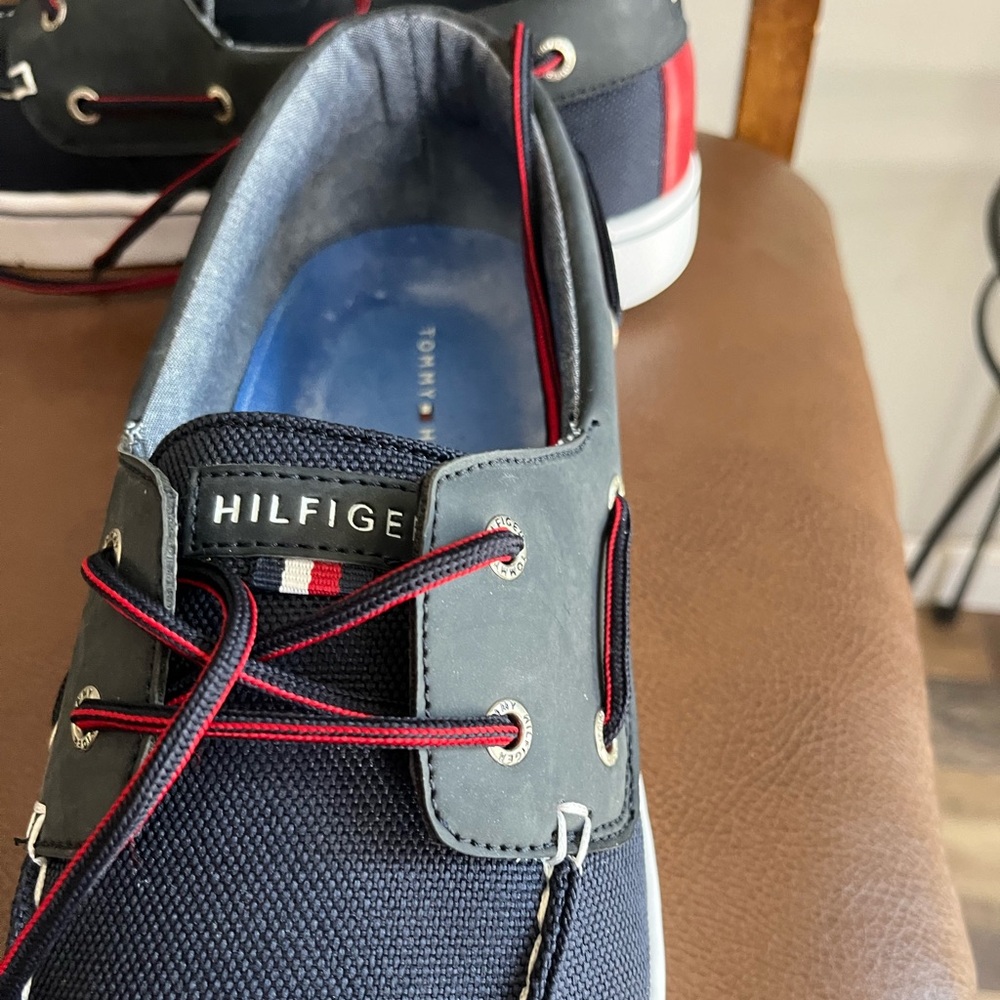 Tommy Hilfiger Boat Shoes size 13 only worn twice never without socks
